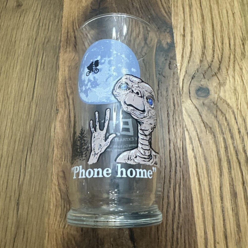 E.T. Phone Home Vintage Pizza Hut Glass Limited Edition